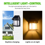 Solar Tungsten Wireless Outdoor Led Wall Light With Human Sensor Bulb Waterproof Garden Landscape Villa Courtyard Decor Night Light