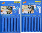 12Pcs Kitchen Sink Sewer Cleaning Agent Remove Oil Pollution Washbasin Toilet Bathtub Pipe Cleaning Stick Household Cleaning - Alif Online