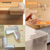4 Pcs Silicone Table Corner Edge Protector Covers