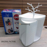360° Rotatable Corner Bathroom Storage Organizer