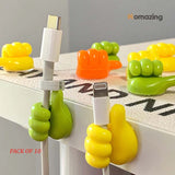 Thumb Hook Cable Clip Holder Pack Of 10