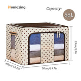 Foldable Storage Box Organizer For Clothes 66 Ltr