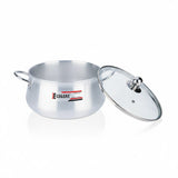 Elegant Belly Pot Glass Lid