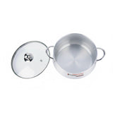 Elegant Belly Pot Glass Lid