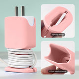 2 in 1 Silicone Charger Protector For iPhone 18W/20W Charger