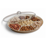 Dry Fruit Serving Tray 7 Compartment with Lid