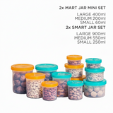 Smart 12 Air tight Canisters for Storage & Serving