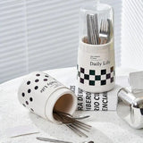 Multi Storage Holder With Cap For Cutlery & Stationary