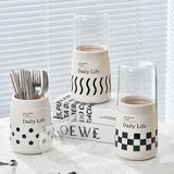 Multi Storage Holder With Cap For Cutlery & Stationary