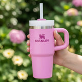 Stanley 14 OZ Quencher H2 0 FlowState Pink Tumbler