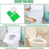 Toilet Seat Cover 10Pcs Disposable In Water