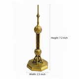 Pearl Tower Miniature Decorative Piece Metal