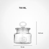 Limon 700ML Airtight Glass Jar With Lid