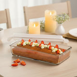 Limon 1.4Liters Rectangular Glass Dish With Lid