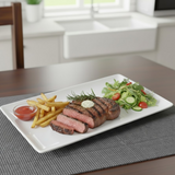 Brilliant 11.75inch Rectangular Ceramic Plate