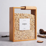 Wooden Rice Jar Box Premium Kitchen Storage Container