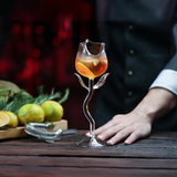 Rose Shaped Cocktail Drinking Glass