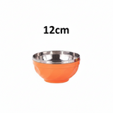Colorful Double Layer Stainless Steel Bowl
