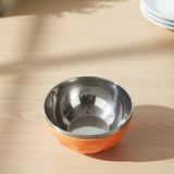 Colorful Double Layer Stainless Steel Bowl