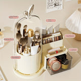 Rotating 2 In 1 Combination Cosmetic Display Box with Drawer Compact 360°