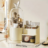 Rotating 2 In 1 Combination Cosmetic Display Box with Drawer Compact 360°