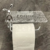 Acrylic Tissue Paper Holder With Shelf