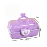 Hair Accessories Storage Box with Lid