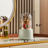 Rotating Dust Proof Makeup Brush Holder Organizer