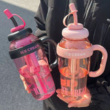 Mini Ice Cream Shape Acrylic Water Tumbler 1300ml