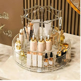 Umbrella Jewelry Organizer Rotating Multi Tier Storage for Accessories