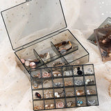 Acrylic Jewelry Storage Box 2 Layer Organizer