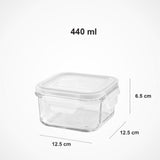 Limon 440ML Glass Airtight Container With Lid
