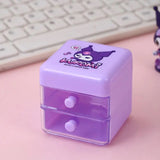 Mini Storage Drawers 2 Layer Sanrio Desk Organizer