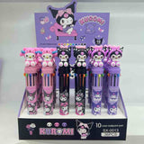 kuromi 10 in 1 colour ball pen 1pc