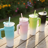 Stainless Steel Insulated Tumbler 42oz with Straw