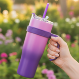 Stainless Steel Insulated Tumbler 42oz with Straw