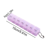 Weekly Pill Organizer Durable Multi Compartment Storage Box