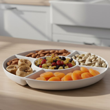 Brilliant Partition Serving Platter 9.75 inch