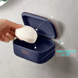 Wall Mounted Soap Dish with Drain Bathroom Soap Holder