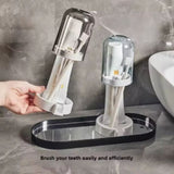 Bathroom Organizer Toothbrush & Cup Holder 3 in 1