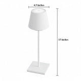 Metalic LED Touch Lamp Rechargeable