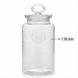 Limon 1.9Litre Airtight Glass Jar With Lid