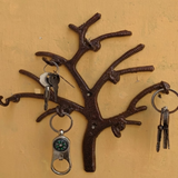 Metal Tree Style Keyholder Elegant Wall Organizer & Home Decor