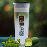 Spiky Fridge Water Bottle Durable Textured Grip Design 1.2 liter