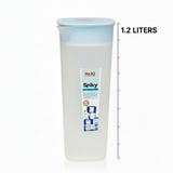 Spiky Fridge Water Bottle Durable Textured Grip Design 1.2 liter