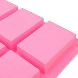 Silicone Soap Mold Reusable Heat Resistant Non Stick DIY Soap Bar Mold