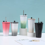 Stainless Steel Tumbler Double Wall Insulated Travel Water Bottle 600 ml