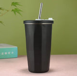 Stainless Steel Tumbler Double Wall Insulated Travel Water Bottle 600 ml