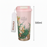 Stainless Steel Coffee Mug Travel Bottle for Hot & Cold Drinks 500 ml