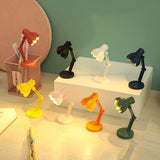 Mini LED Book Light Foldable Desk Lamp with Clip